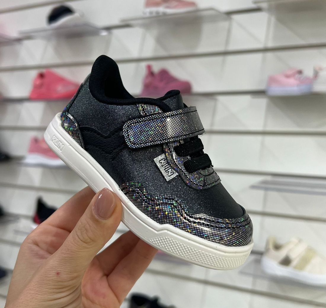 Tênis Klin Sky Infantil Feminino Cor Preto Tênis Klin Sky Infantil Feminino Cor Preto