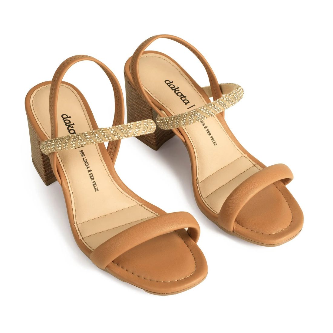 Sandália Dakota Salto Bloco Feminino Cor Caramelo Sandália Dakota Salto Bloco Feminino Cor Caramelo