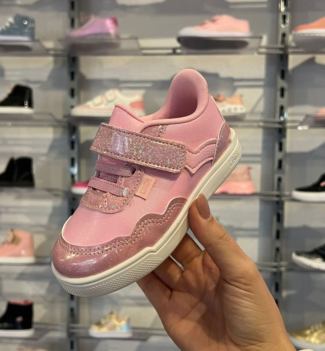 Tênis Klin Sky Infantil Feminino Cor Rosa