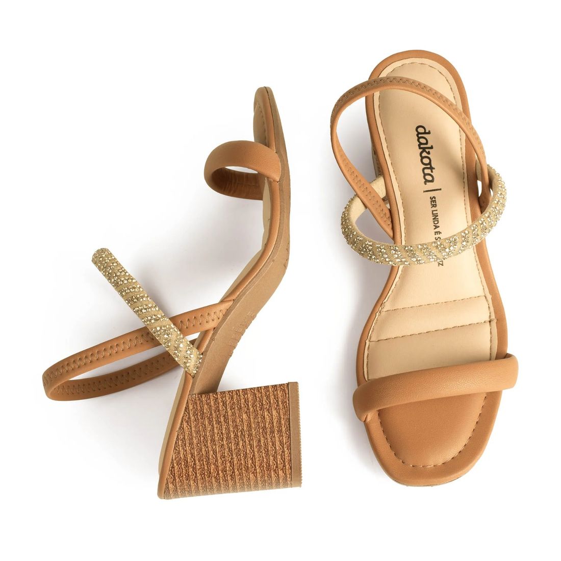 Sandália Dakota Salto Bloco Feminino Cor Caramelo Sandália Dakota Salto Bloco Feminino Cor Caramelo