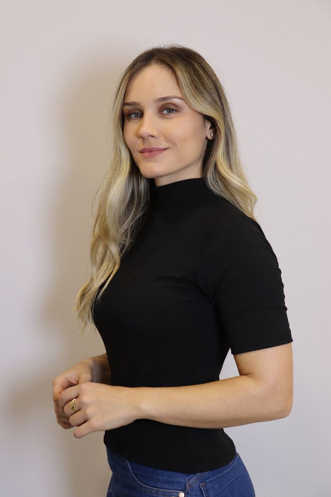 Cropped Lzt Gola Alta Ribana Feminino Cor Preto Cropped Lzt Gola Alta Ribana Feminino Cor Preto