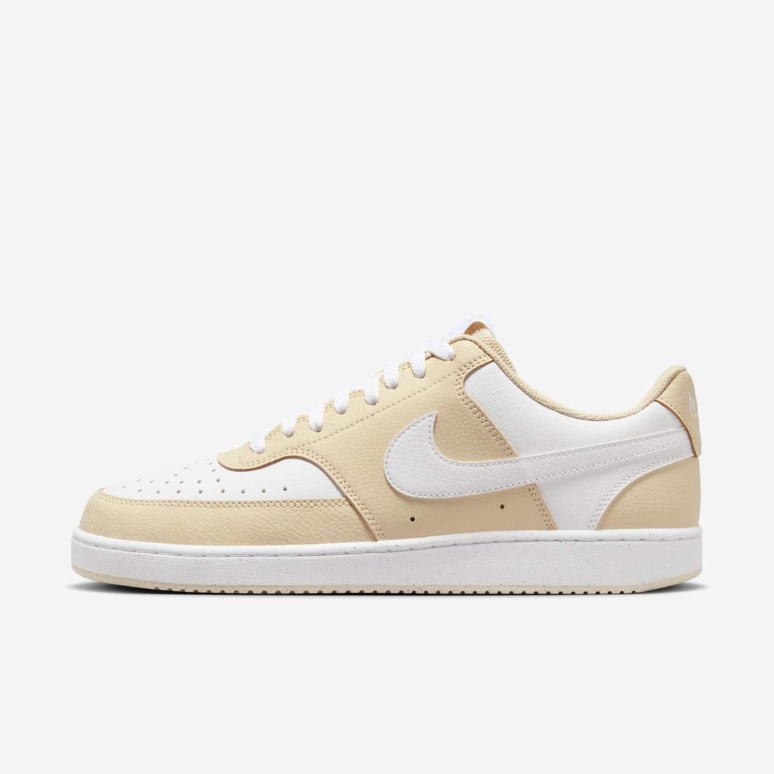 Tênis Nike Court Vision Lo Feminino Cor Branco/Bege Tênis Nike Court Vision Lo Feminino Cor Branco/Bege