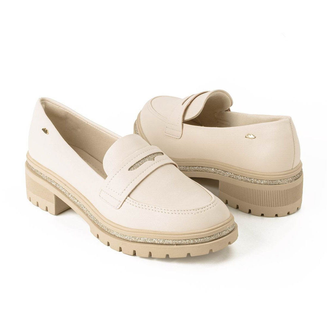 Mocassim Loafer Dakota Feminino Cor Bege