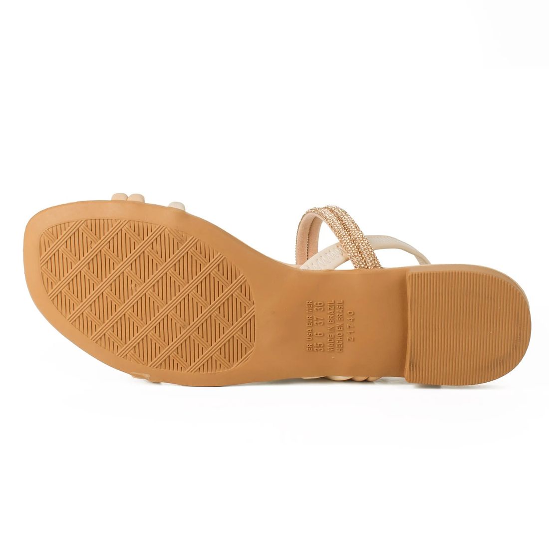 Sandália Dakota Rasteira Feminino Cor Bege