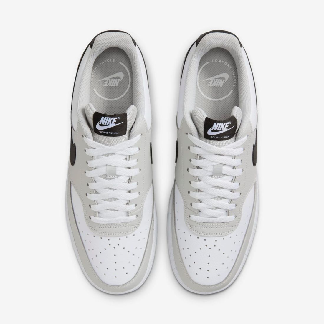Tênis Nike Court Vision Lo Masculino Cor Branco/Cinza Tênis Nike Court Vision Lo Masculino Cor Branco/Cinza