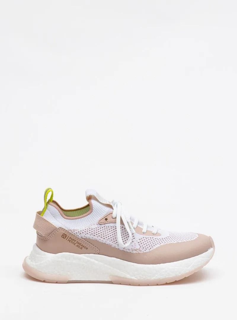 Tênis Petite Jolie Puff Feminino Cor Creme Tênis Petite Jolie Puff Feminino Cor Creme