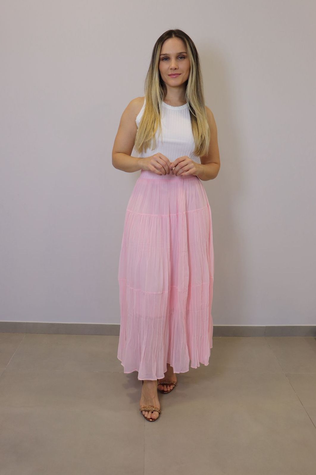 Saia Bellina Feminino Cor Rosa