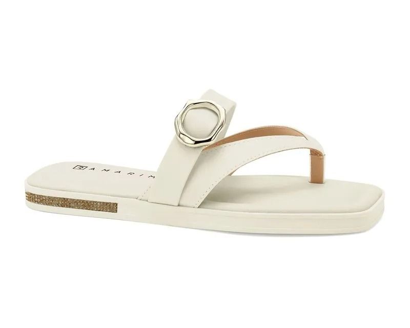 Rasteira Scotch Ramarim Feminino Cor Off White Rasteira Scotch Ramarim Feminino Cor Off White