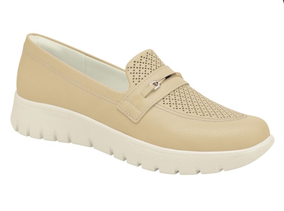 Tênis Piccadilly Slip On Feminino Cor Nude Brulee Tênis Piccadilly Slip On Feminino Cor Nude Brulee