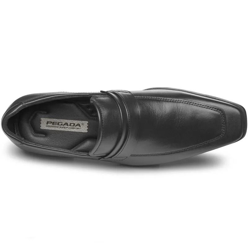 Sapato Social Pegada Em Couro Masculino Cor Preto Sapato Social Pegada Em Couro Masculino Cor Preto