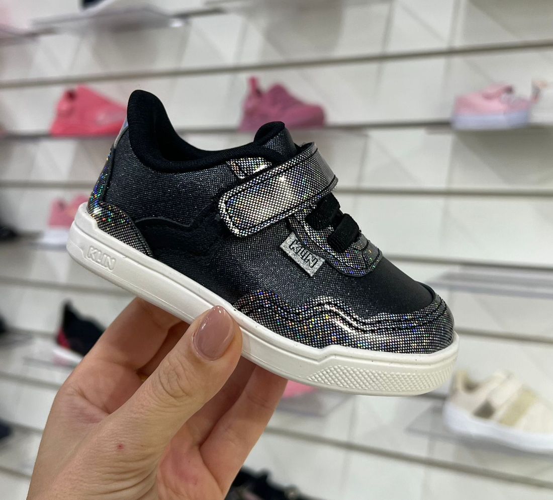 Tênis Klin Sky Infantil Feminino Cor Preto Tênis Klin Sky Infantil Feminino Cor Preto