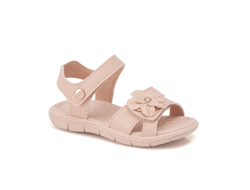 Sandália Papete Klin Tic Tac Infantil Feminino Cor Rosa