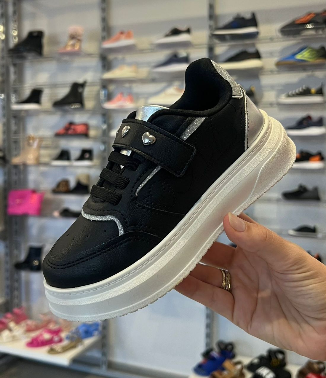 Tênis World Colors Infantil Feminino Cor Preto