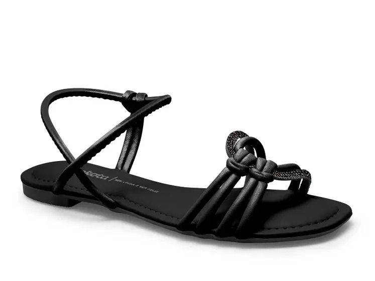 Sandália Dakota Rasteira Feminino Cor Preto
