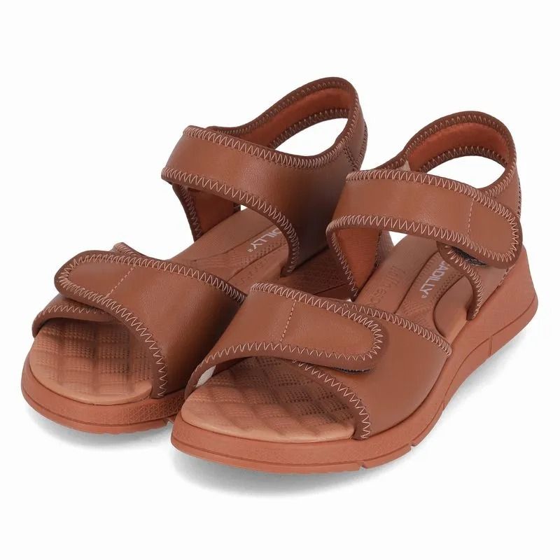 Sandália Piccadilly Papete Esporão Salto Anabela Feminino Cor Ocre Sandália Piccadilly Papete Esporão Salto Anabela Feminino Cor Ocre