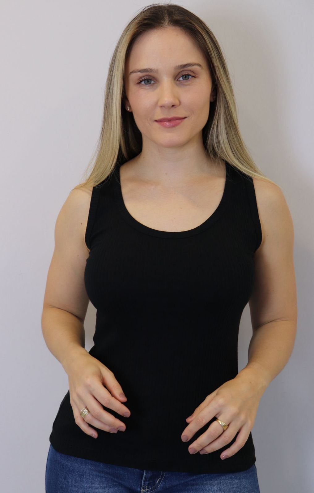 Regata Lzt Ribana Feminino Cor Preto Regata Lzt Ribana Feminino Cor Preto