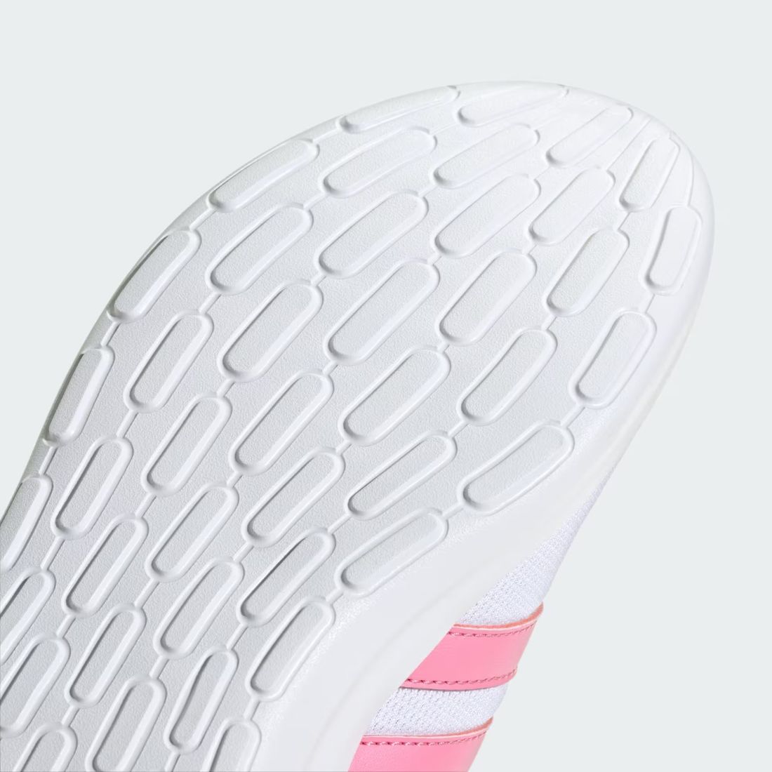 Tênis Adidas Lite Racer 4.0 Feminino Cor Off White/Rosa Tênis Adidas Lite Racer 4.0 Feminino Cor Off White/Rosa