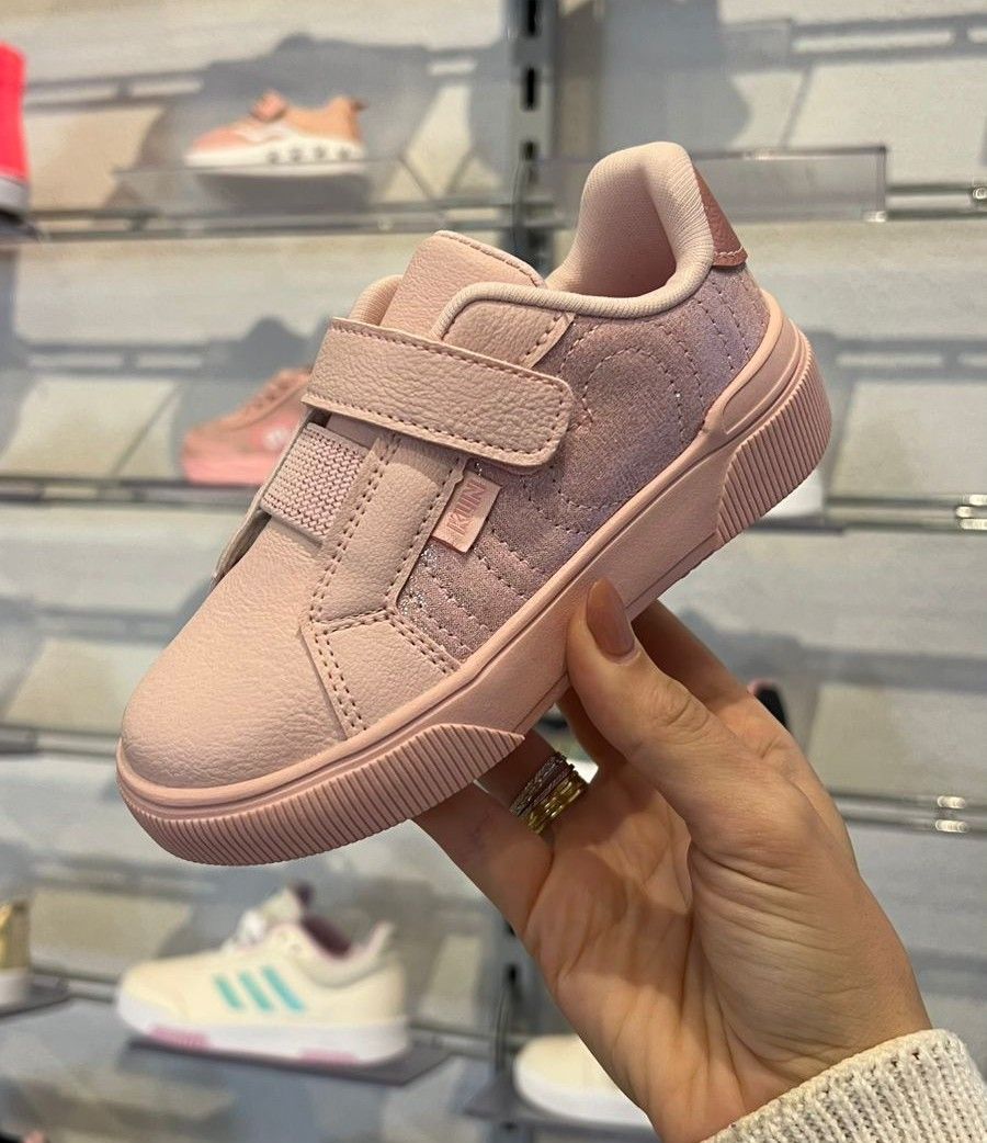 Tênis Klin Sky Infantil Feminino Cor Rosa Claro