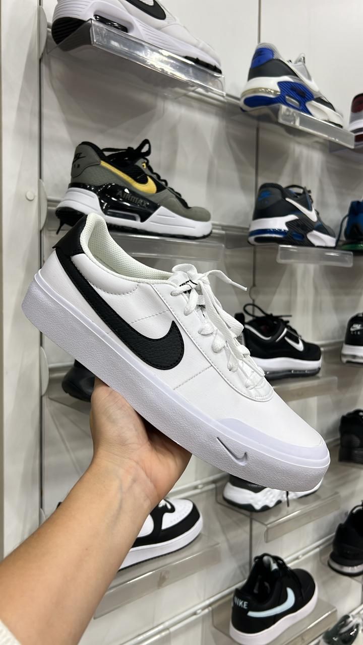 Tênis Nike Court Shot Masculino Cor Branco Tênis Nike Court Shot Masculino Cor Branco