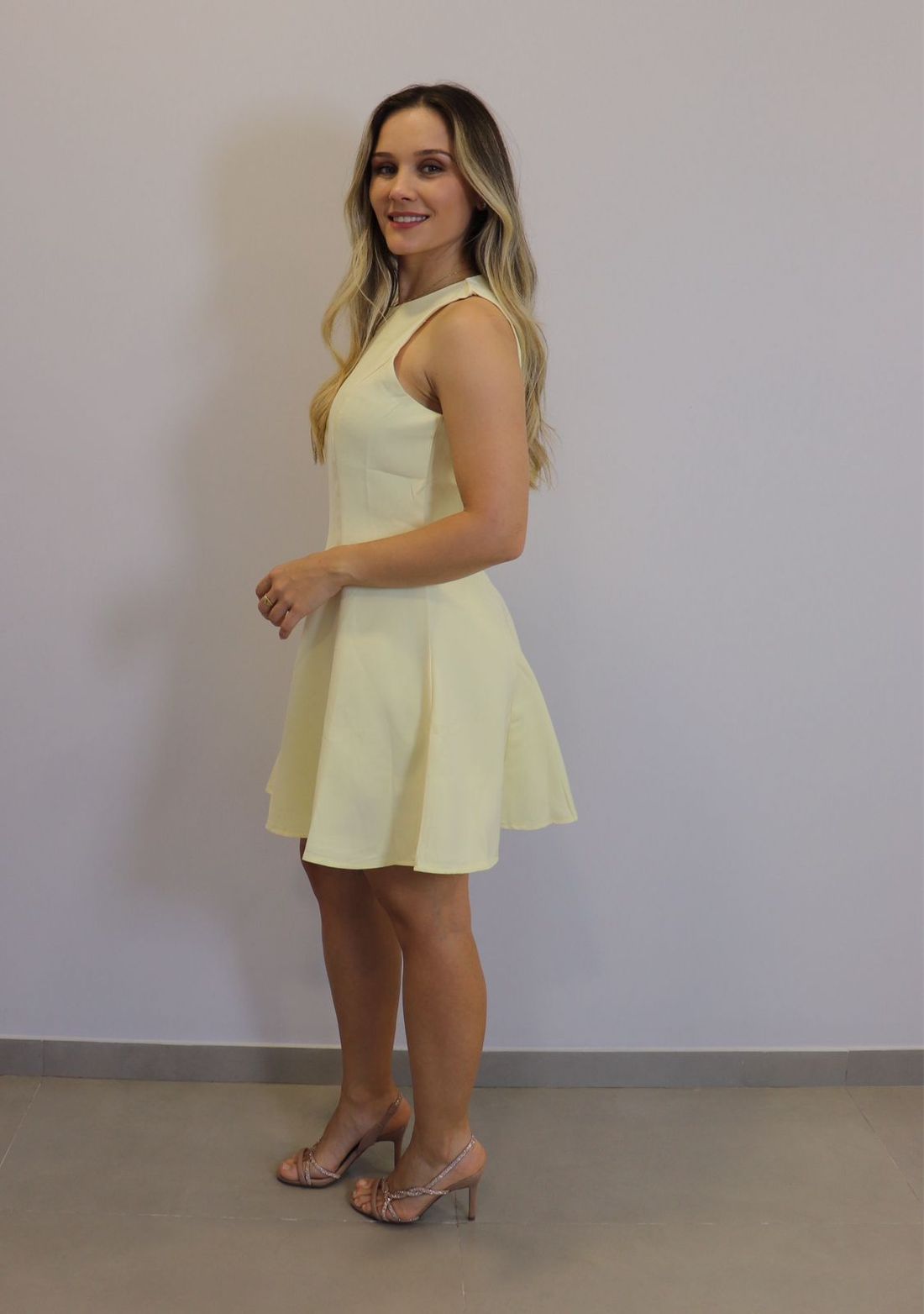 Vestido My Crush Feminino Cor Amarelo