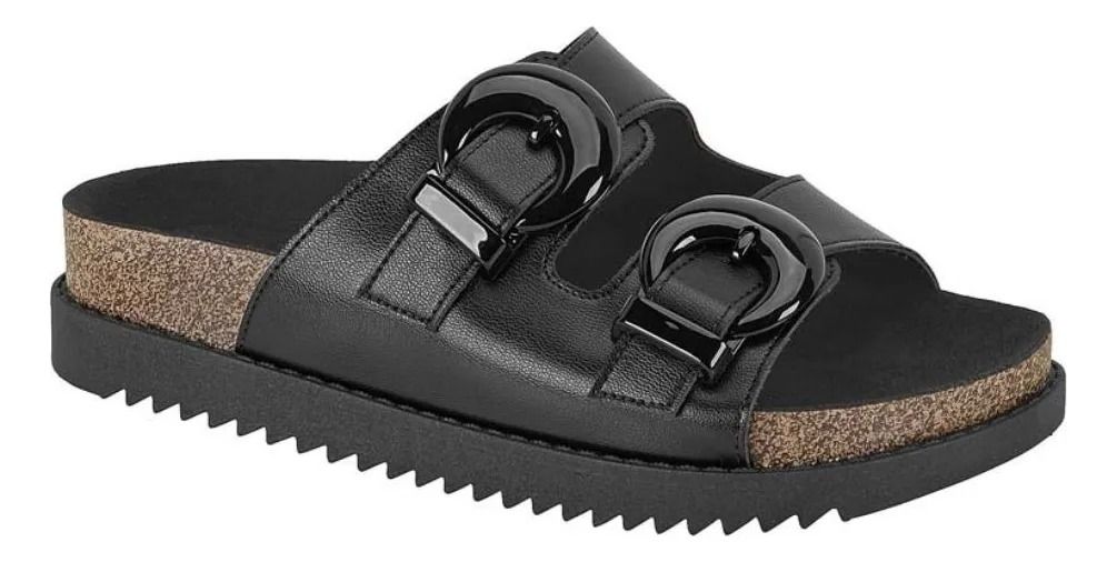 Papete Slide Moleca Feminino Cor Preto Papete Slide Moleca Feminino Cor Preto