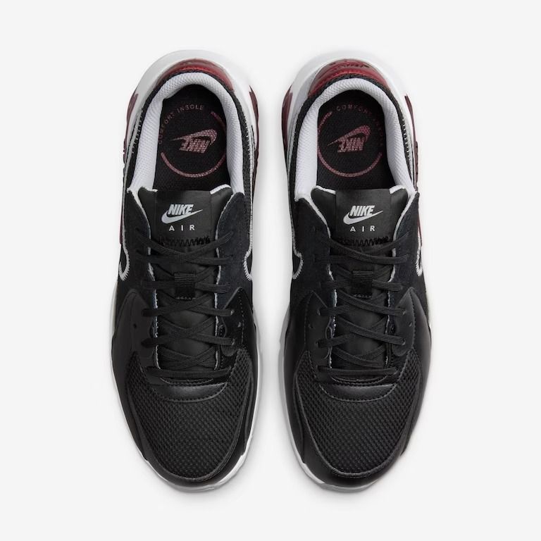 Tênis Nike Air Max Excee Masculino Cor Preto/Bordô Tênis Nike Air Max Excee Masculino Cor Preto/Bordô