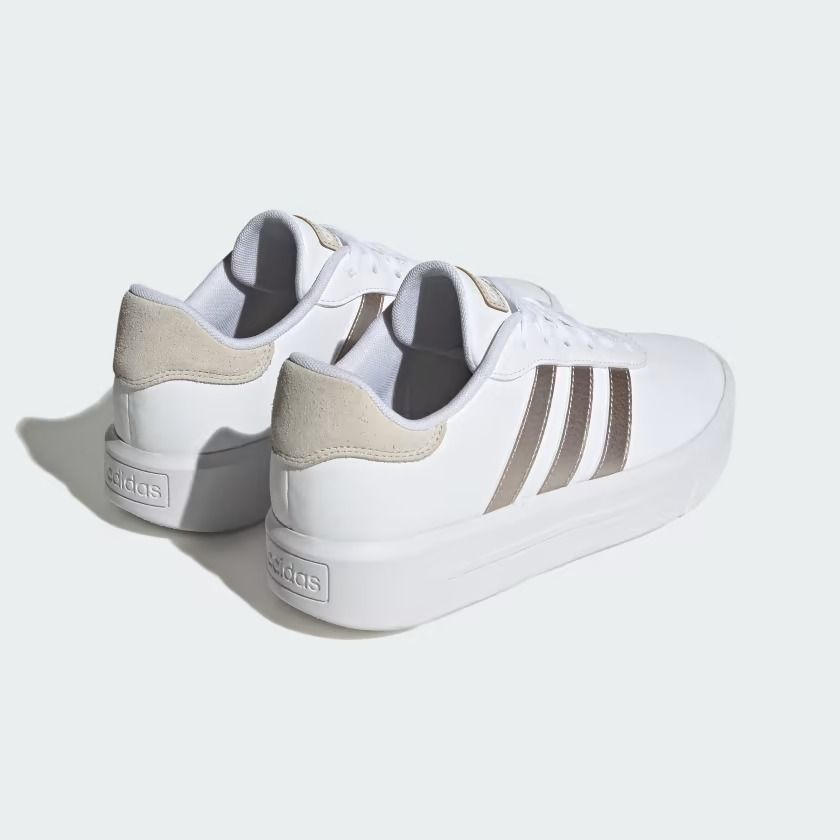Tênis Adidas Court Platform Feminino Cor Branco Tênis Adidas Court Platform Feminino Cor Branco