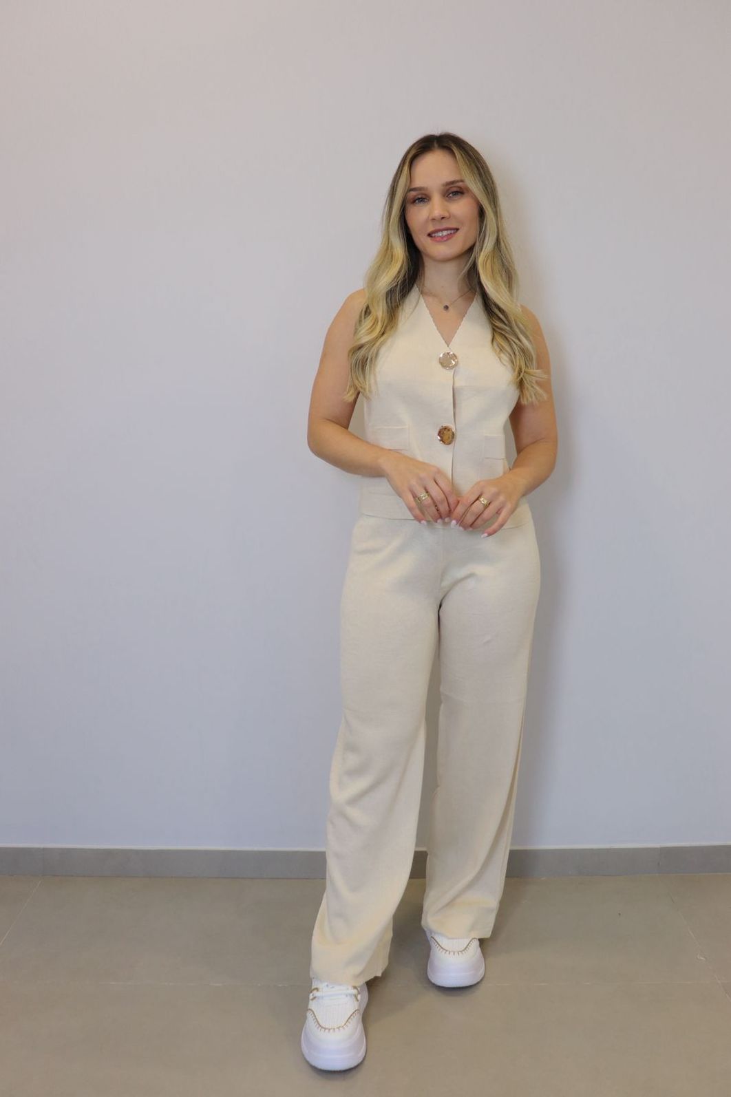 Conjunto Bellina Modal Feminino Cor Nude Conjunto Bellina Modal Feminino Cor Nude