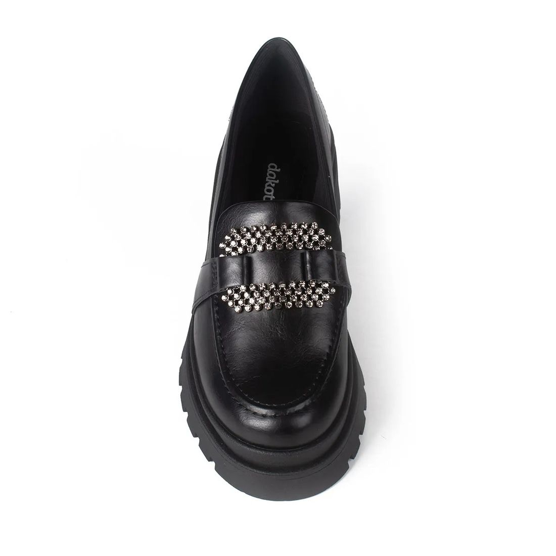 Mocassim Loafer Dakota Tratorado Feminino Cor Preto