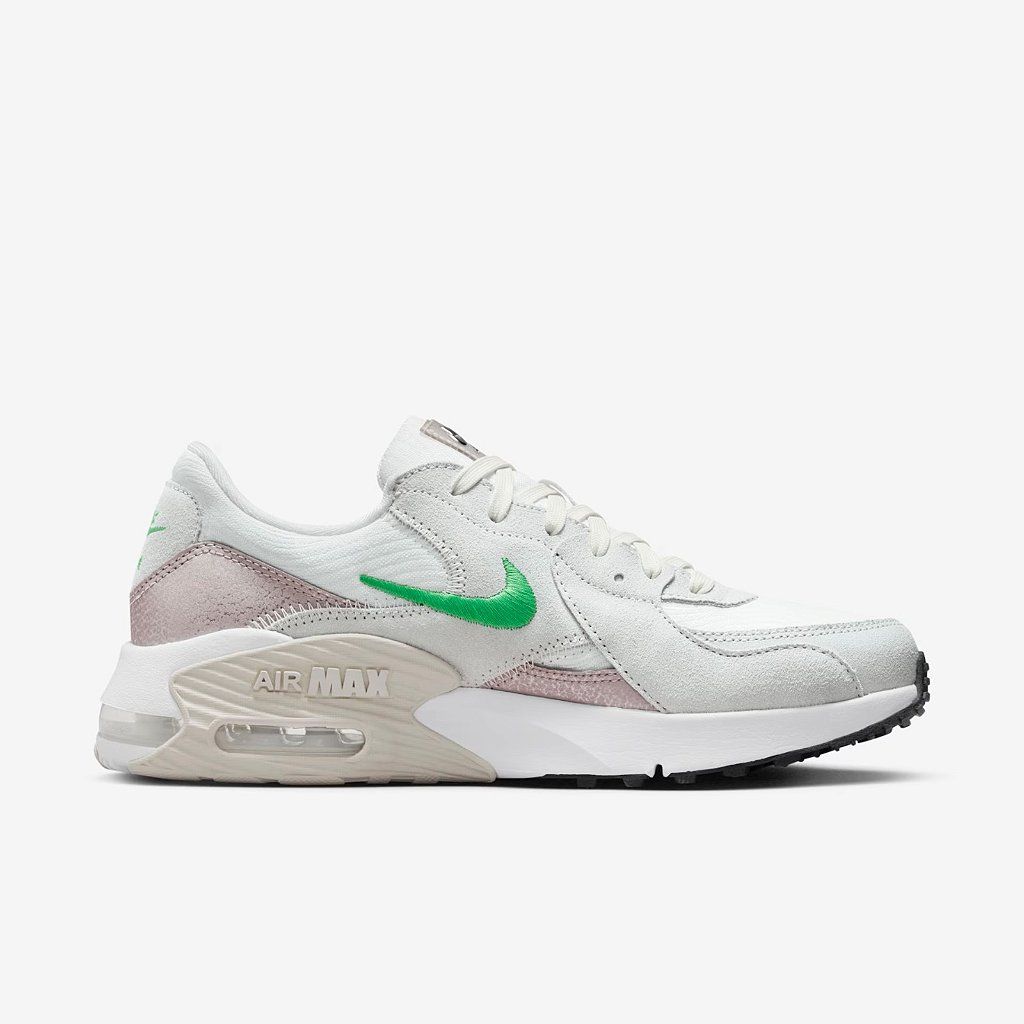 Tênis Nike Air Max Excee Feminino Cor Branco/Verde Tênis Nike Air Max Excee Feminino Cor Branco/Verde