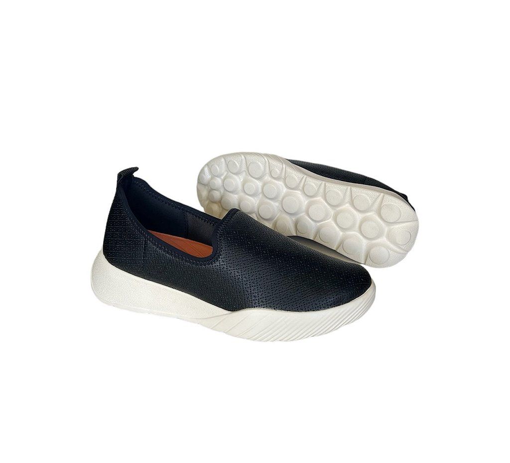 Tênis Piccadilly Slip On Feminino Cor Preto Tênis Piccadilly Slip On Feminino Cor Preto