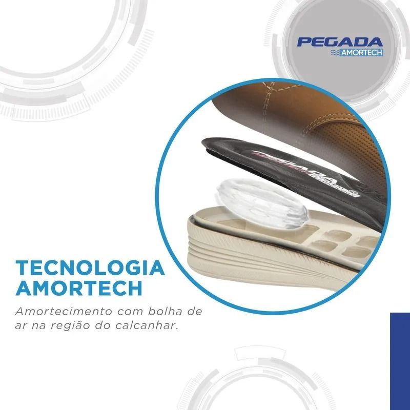 Sapato Pegada em Couro Masculino Cor Pinhao Sapato Pegada em Couro Masculino Cor Pinhao