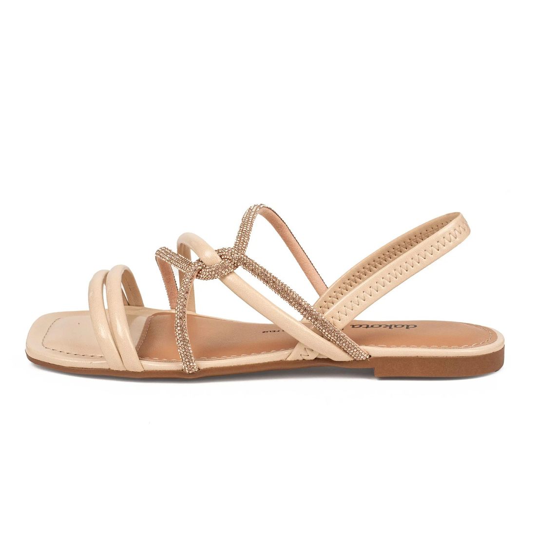 Sandália Dakota Rasteira Feminino Cor Bege Sandália Dakota Rasteira Feminino Cor Bege