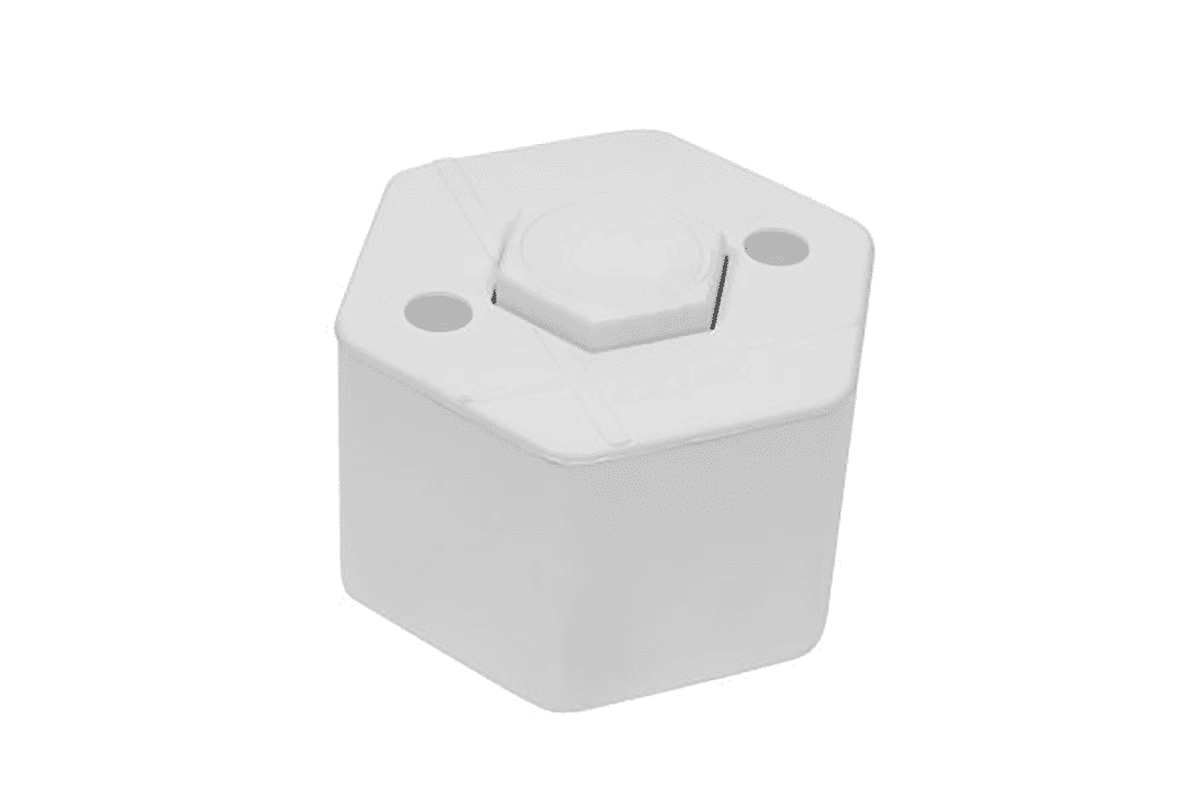 BOTAO SOBREPOR BRANCO - BT-1003B - GILTAR