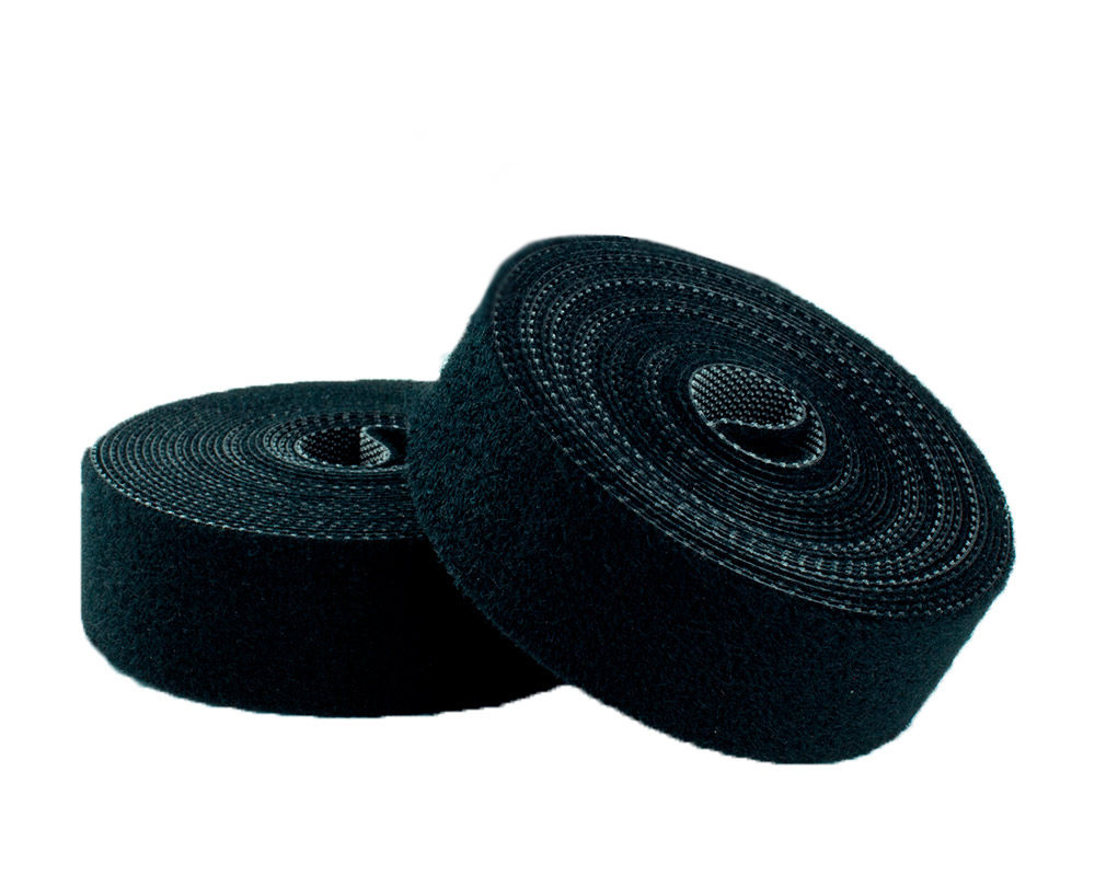 VELCRO ORGANIZADOR DE CABOS 20MM PRETO ROLO 3M - AD - 10142 - AD CONNECT