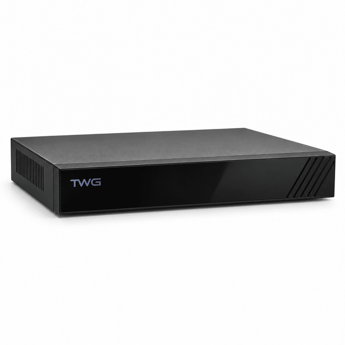 DVR HIBRIDO TWG TW-5208 FD 8 CANAIS 5MP-N + 4 IP DVR híbrido TWG TW-5208 FD, vista frontal