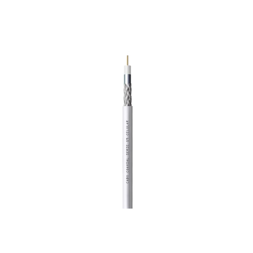 CABO COAXIAL RGC 59 67% MALHA BRANCO CAIXA 100M - CONDUTTI CABO COAXIAL RGC 59 67% MALHA BRANCO CAIXA 100M - CONDUTTI