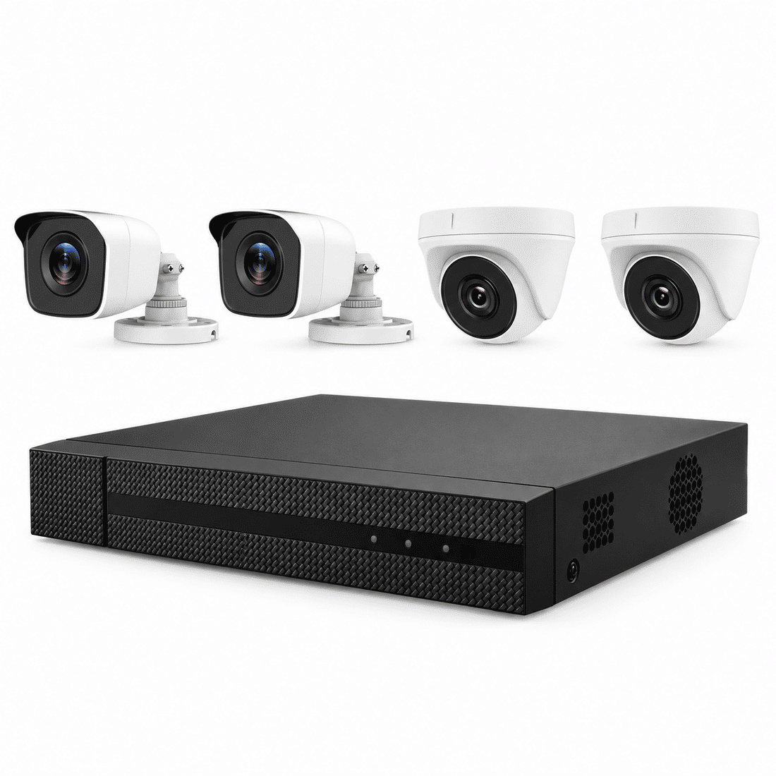 KIT CFTV HILOOK HIKVISION TK-4142MH-MH DVR 4 CANAIS + 2 CAMERAS BULLET + 2 CAMERAS TURRET FULL HD 2MP + HD 1TB KIT CFTV HILOOK HIKVISION TK-4142MH-MH DVR 4 CANAIS + 2 CAMERAS BULLET + 2 CAMERAS TURRET FULL HD 2MP + HD 1TB