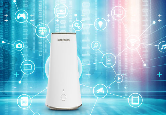 EXTENSOR WIFI 6 MESH COM ROTEAMENTO BRANCO-IH 3000