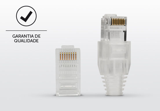 CAPA P/CONECTOR CONEX 1000 RJ45 CAT5E 10 UN