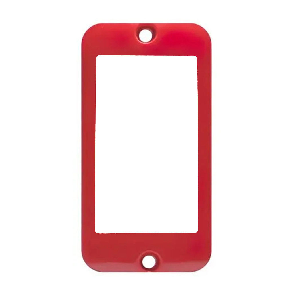 TAMPA 3 TECLAS PVC 3/4" - VERMELHA - CLC TAMPA 3 TECLAS PVC 3/4" - VERMELHA - CLC