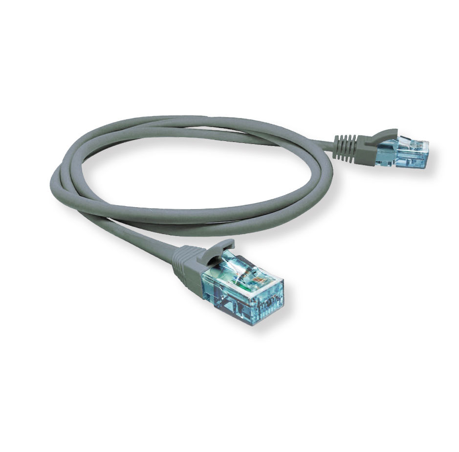 PATCH CORD 1,5M CAT5E C/ CAPA MOLDADA E PROTETORA  - CINZA  - BLUECOM