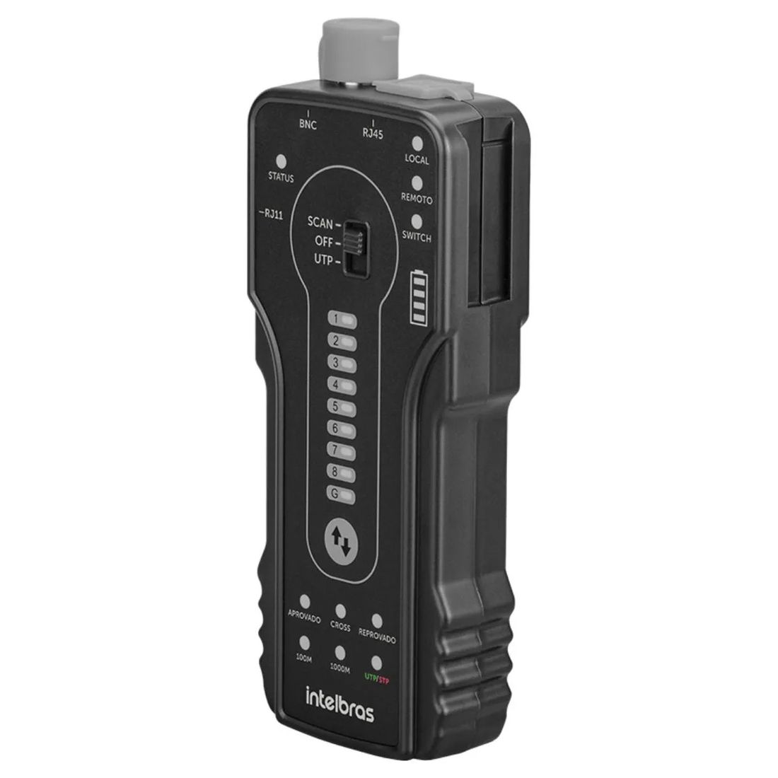 TESTER 3000 RJ45, APRESENTA FUNCAO ZUMBADOR, IDENTIFICA CABOS DO TIPO FAST E GIG