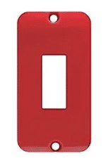 TAMPA 1 TECLA PVC 3/4" - VERMELHA - CLC TAMPA 1 TECLA PVC 3/4" - VERMELHA - CLC