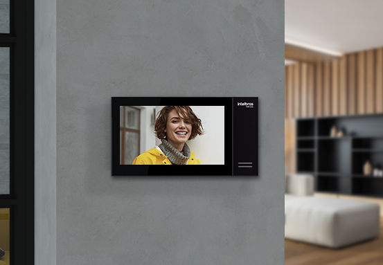TERMINAL INTERNO VIDEO PORTEIRO TVIP 2221 PRETO