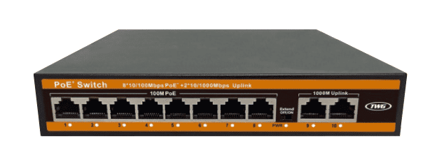 Switch PoE TWG TW-4810 AI, vista frontal