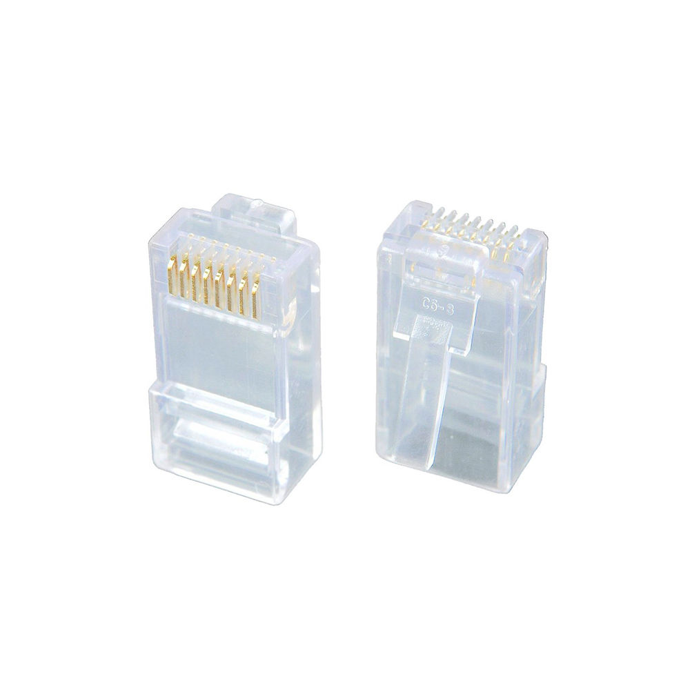 CONECTOR RJ45 CAT5 PACOTE C/100 - PC-CNRJ02 - PLUSCABLE
