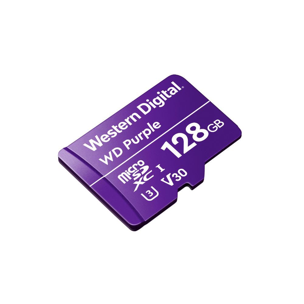 Cartão de memória micro-SD 128 GB WD Purple Cartão de memória micro-SD 128 GB WD Purple