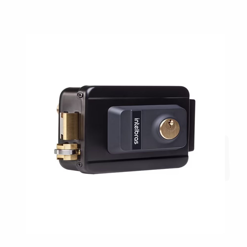 FECHADURA ELETRICA DE CILINDRO FIXO FX 2000 UN PRETA