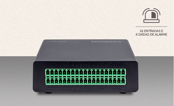 MULTI-BOX - MODULO EXPANSOR DE ENTRADAS E SAIDAS DE ALARME PARA DVR INTELBRAS MU